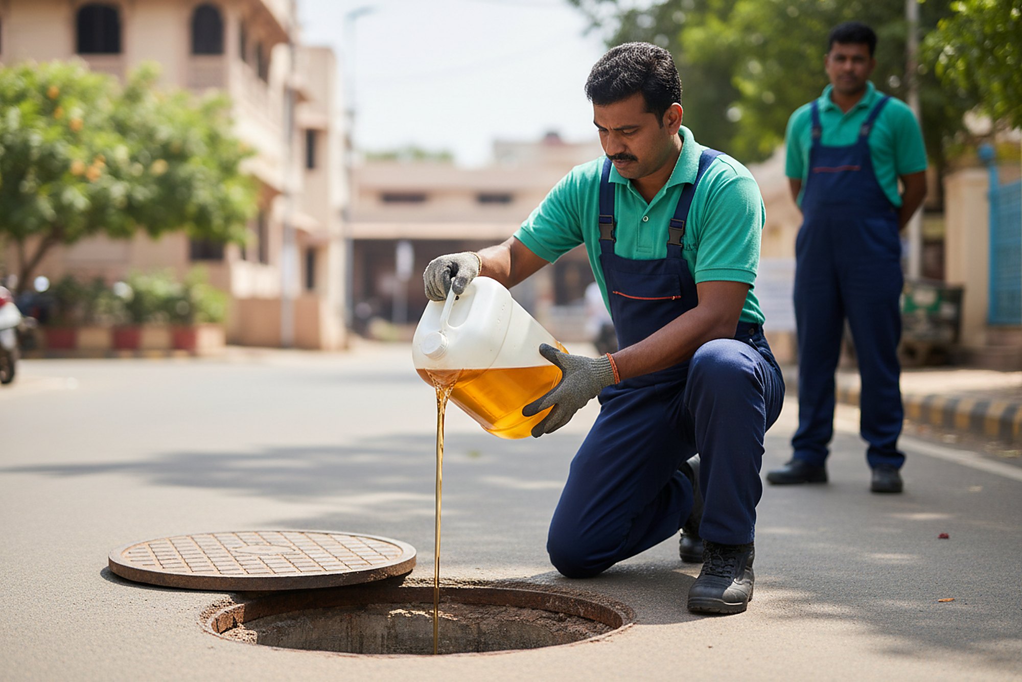 Septic maintenance visit
