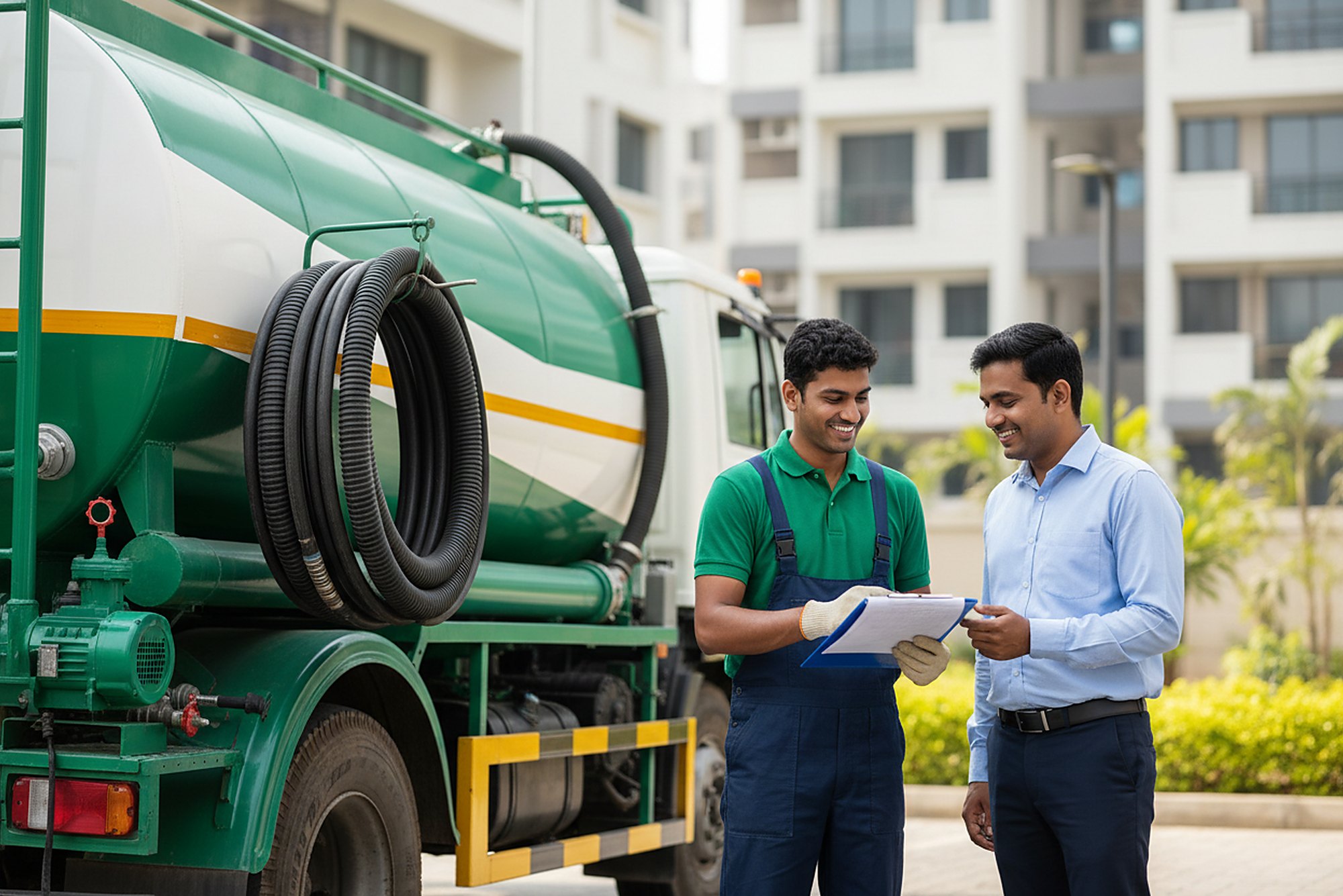 Septic maintenance visit